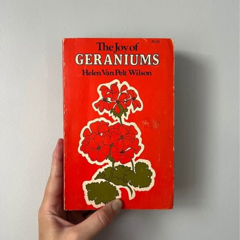Vintage Paperback: The Joy of Geraniums